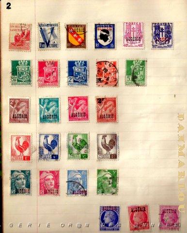 PLANCHE DE TIMBRES D ALGERIE (2).jpg - &